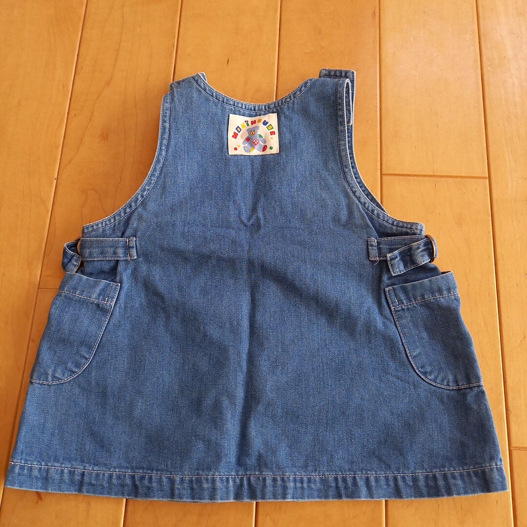mikihouse(ミキハウス)のミキハウス　デニムスカート　80 キッズ/ベビー/マタニティのベビー服(~85cm)(ワンピース)の商品写真