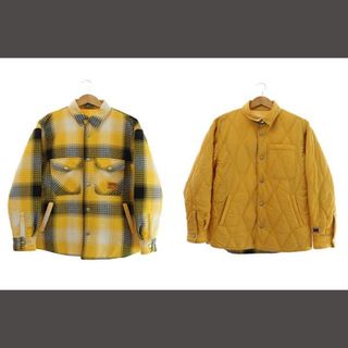 ディーゼル(DIESEL)のディーゼル 22AW J-PETTER リバーシブル 中綿 ジャケット S 黄(ブルゾン)