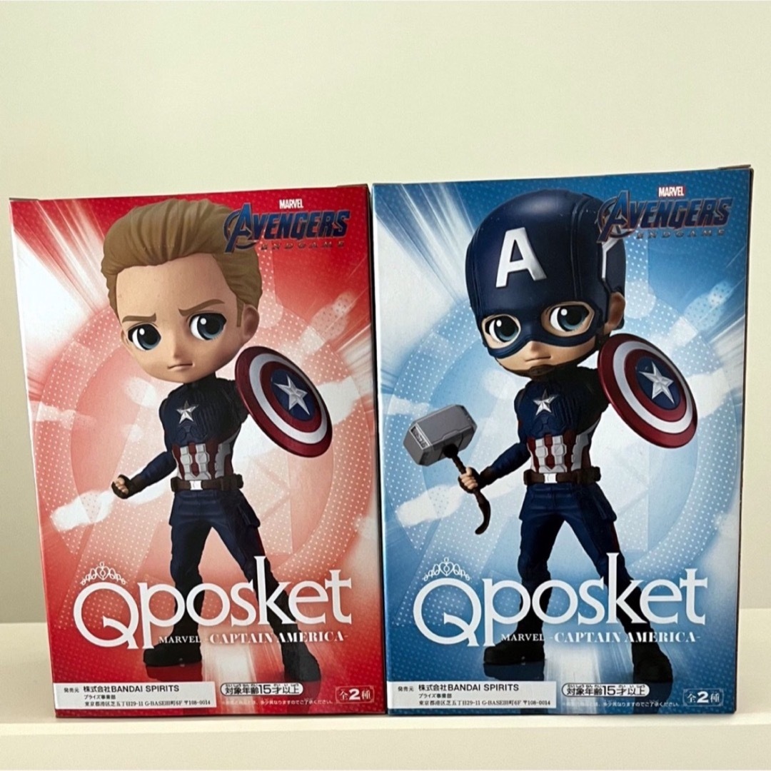 MARVEL - Qposket MARVEL キャプテンアメリカ AＢカラーセットの通販