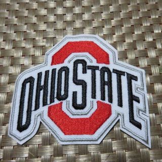 Mオハイオ州立大学バックアイズフットボールOhioState刺繍アメフトワッペン(アメリカンフットボール)