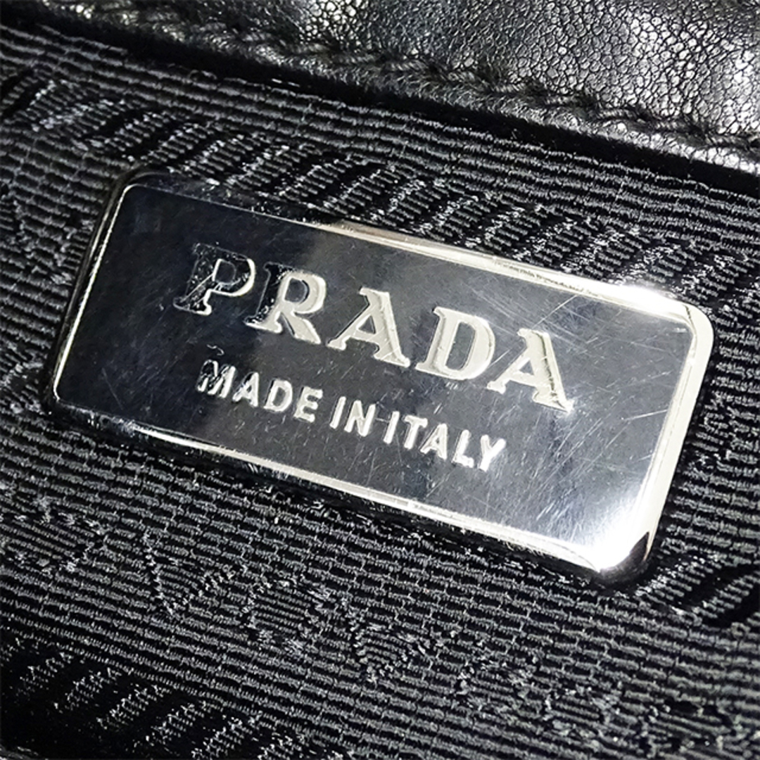 プラダ PRADA バッグ レディース ブランド ハンドバッグ ショルダーバッグ 2way ナイロン ブラック BN1388 ギャザー 黒 手提げ おしゃれ おでかけ