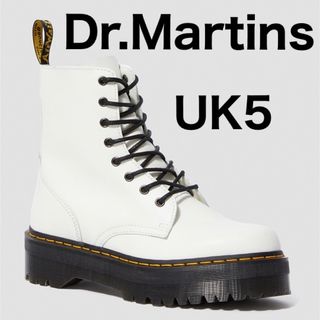 ドクターマーチン(Dr.Martens)のDr.Martins JADON 8ホールブーツ UK5 24cm ホワイト(ブーツ)