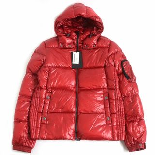 タトラス(TATRAS)の極美品□20AW TATRAS/タトラス MTAT20A4562-D BELBO/ベルボ ロゴワッペン付き ダブルジップ フーデッド ダウンジャケット レッド 04 正規品(ダウンジャケット)