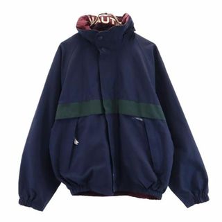 【即購入OK】90's NAUTICA　ナイロンブルゾン　フリーサイズ　ネイビー