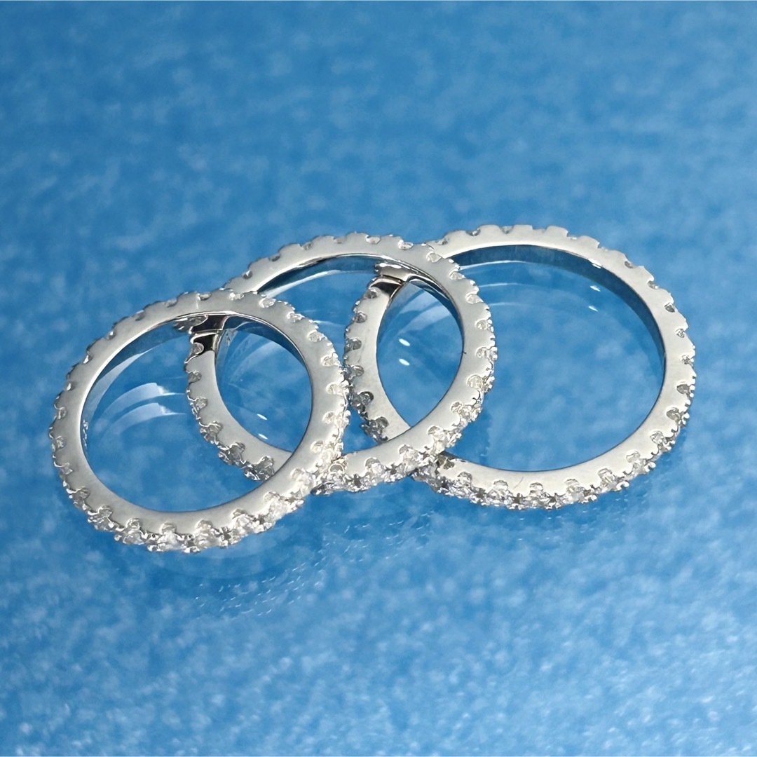 《SR20／6.5号》2㎜ czダイヤ フルエタニティリング シルバー925  レディースのアクセサリー(リング(指輪))の商品写真