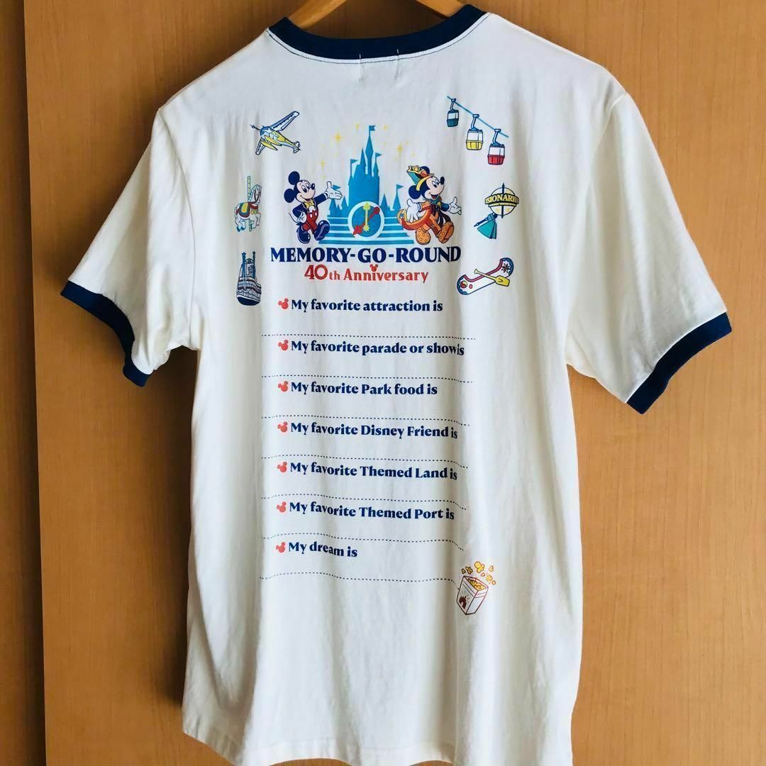 東京ディズニーリゾート40周年 メモリーゴーラウンド　Tシャツ　Lサイズ