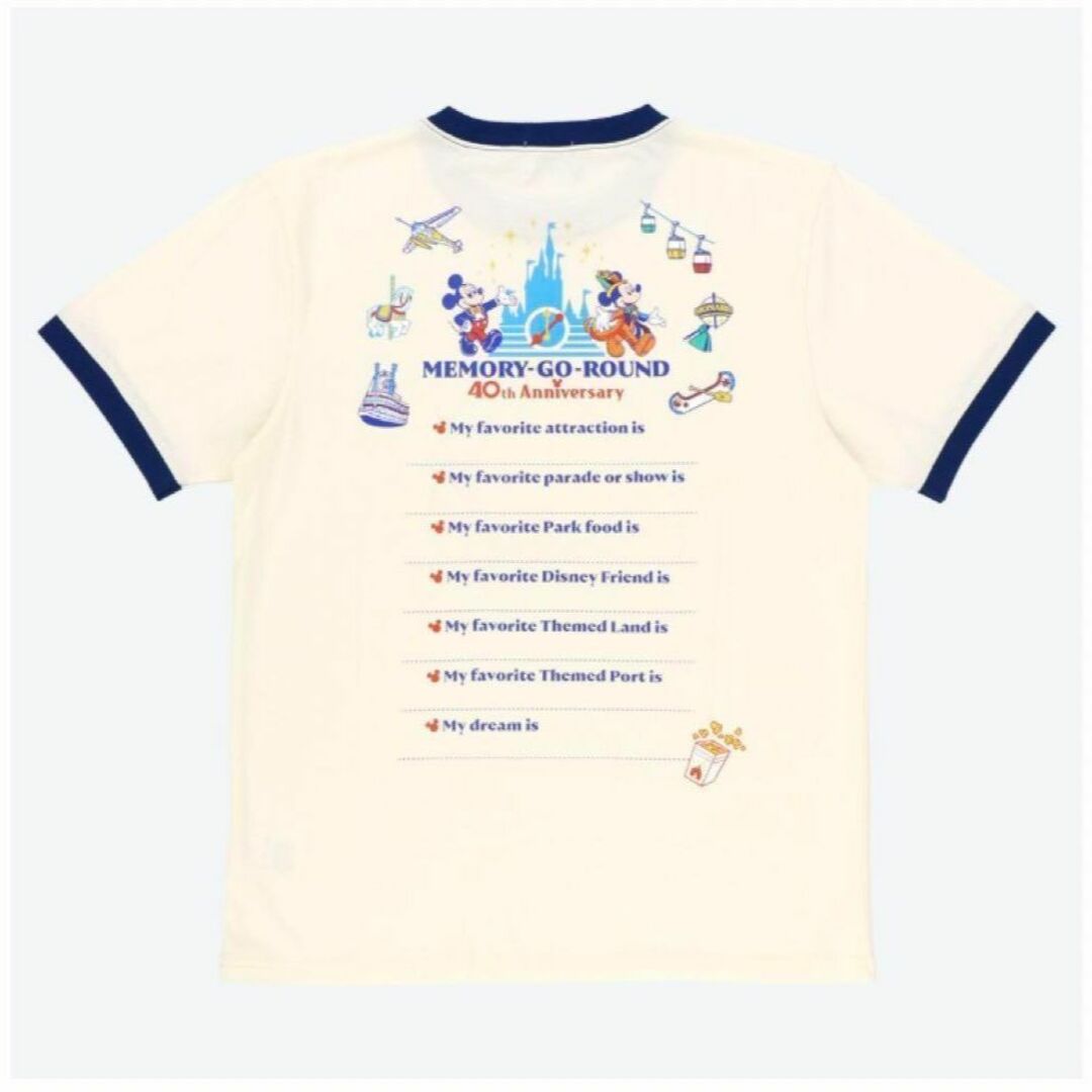 東京ディズニーリゾート 40周年 Tシャツ Lサイズ