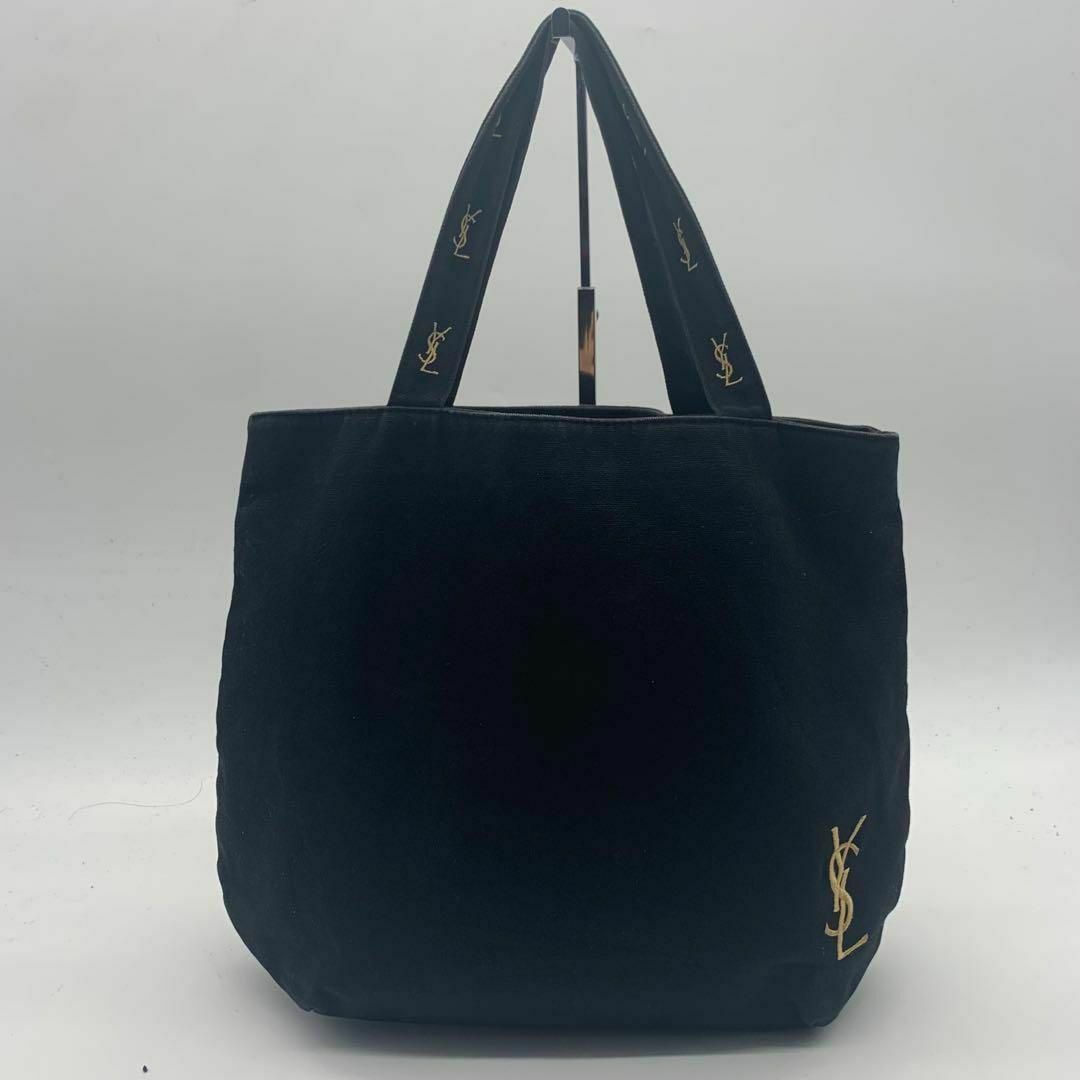 Yves Saint Laurent - サンローラン キャンバス トートバッグ 黒 ...