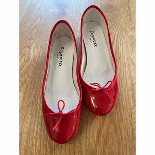 レペット(repetto)の[未使用]Repetto レペットCamille 37 レッド(バレエシューズ)