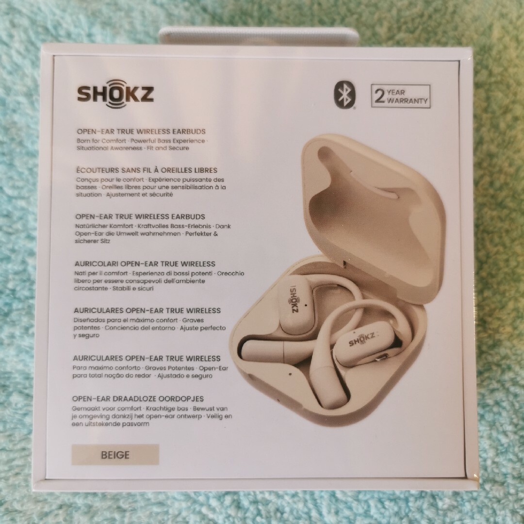 AFTERSHOKZ - SHOKZ ワイヤレスイヤホン OPEN FIT SKZ-EP-000021の通販