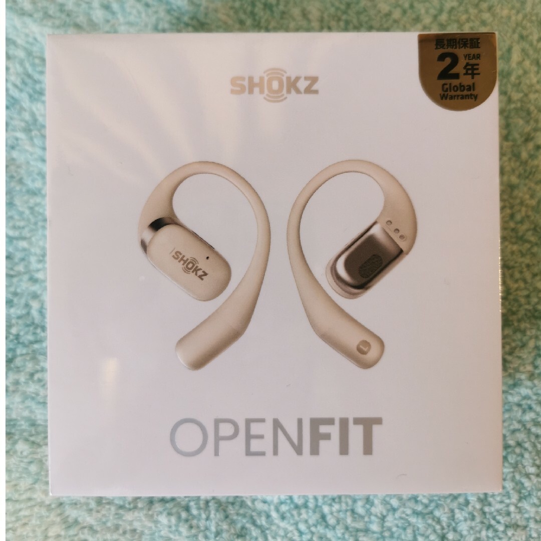 shokz openfit   ベージュ　イヤホン　ショックス　骨伝導