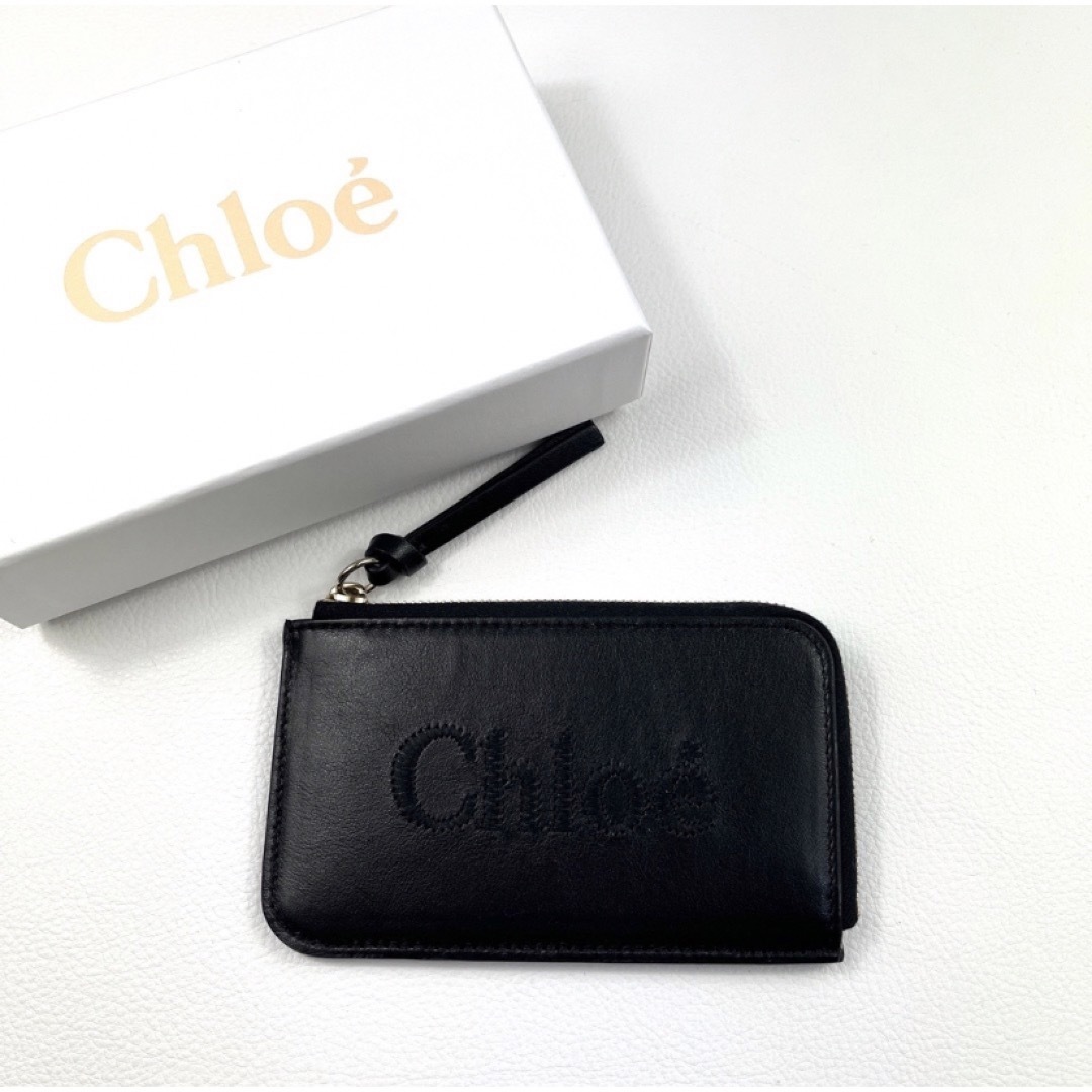 クロエ】 CHLOE カードケース フラグメントケース 定期入れ ブラック