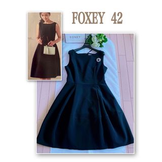 極美品！FOXEYエレガンスオードリーワンピース　40 Rene フォクシー