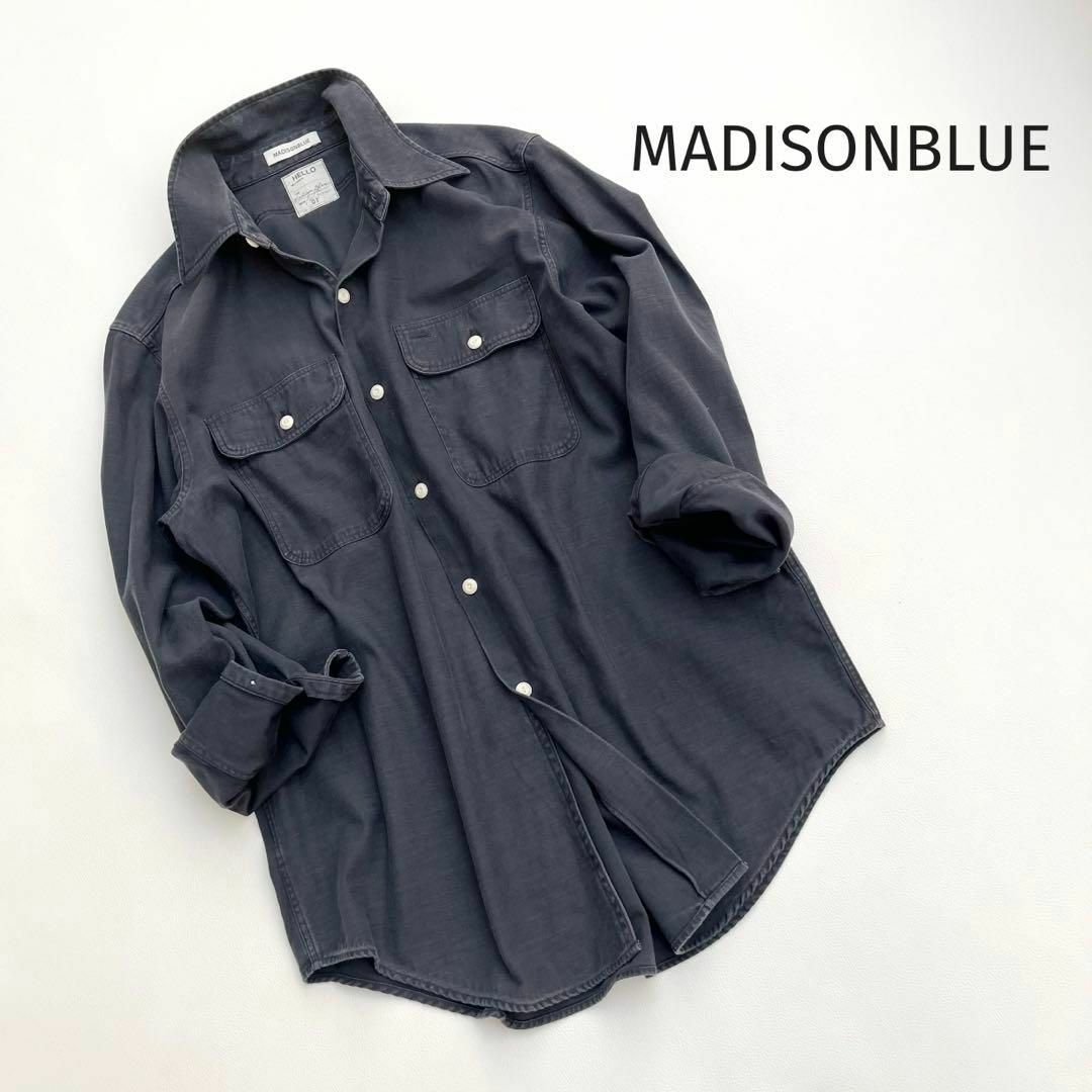 madisonblue マディソンブルー ハンプトンシャツ 02 黒