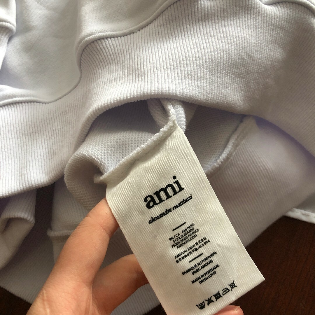 希少 男女兼用 新品 Amiparis ブラックパーカー長袖 サイズ【M】