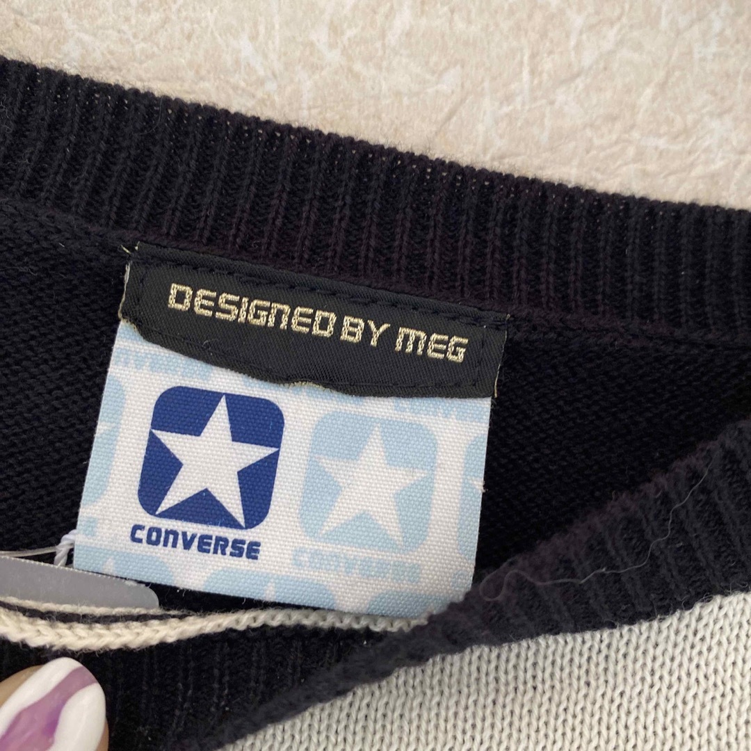 CONVERSE(コンバース)のBEAMS コンバース トップス セーター バイカラー 新品未使用 レディースのトップス(ニット/セーター)の商品写真