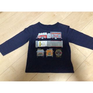 ベビーギャップ(babyGAP)の消防車 babyGAP 長袖Tシャツ 90(Tシャツ/カットソー)