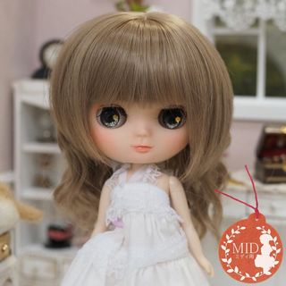 ミディブライス ウィッグ エアリースパイラル OA 7.5インチ Blythe(人形)