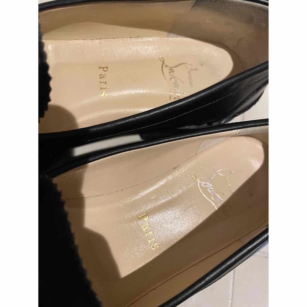 Christian Louboutin(クリスチャンルブタン)のクリスチャンルブタン アースルルグスタッズレザーローファー レディースの靴/シューズ(ローファー/革靴)の商品写真