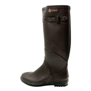 新品タグ付き✨AIGLE エーグル　レインブーツ長靴　フランス製　23.5ミドル