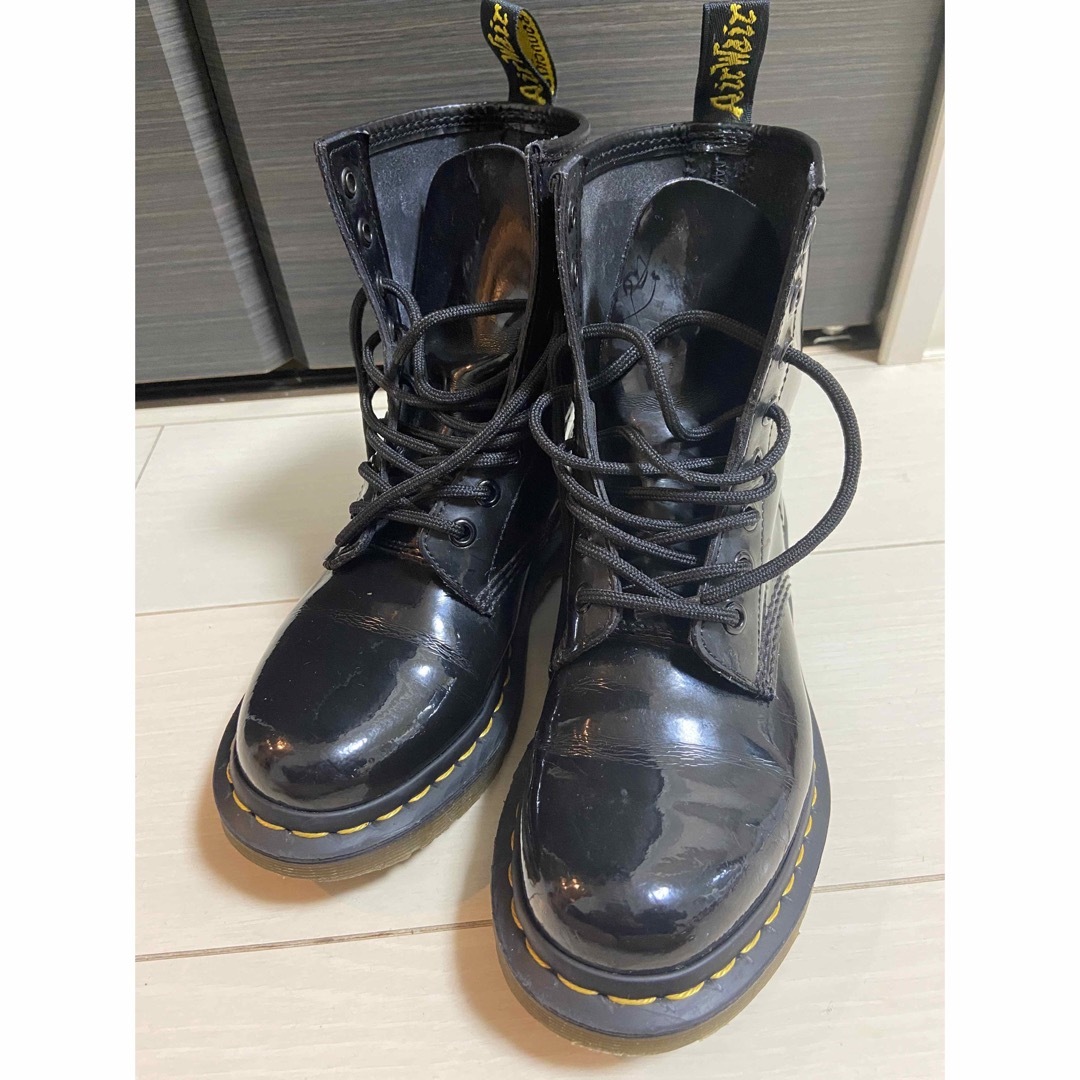 Dr.Martens(ドクターマーチン)の☆美品☆ドクターマーチン 1460 8 ホールブーツ エナメル レディースの靴/シューズ(ブーツ)の商品写真