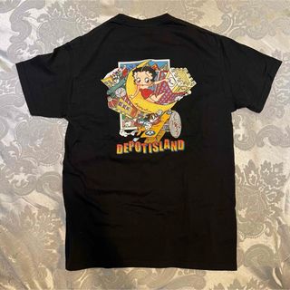 ベティブープ(Betty Boop)のBetty Boop Tシャツ ベティーちゃん ブラック(Tシャツ(半袖/袖なし))