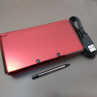 安心の整備済み！◆任天堂3DS 本体◆フレアレッド◆70