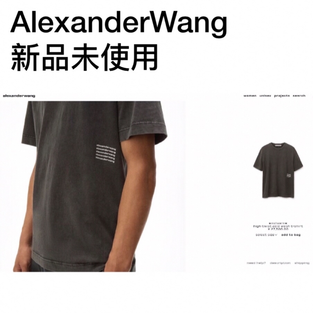 Alexander Wang - 新品 AlexanderWang アレキサンダーワン 半袖Tシャツ