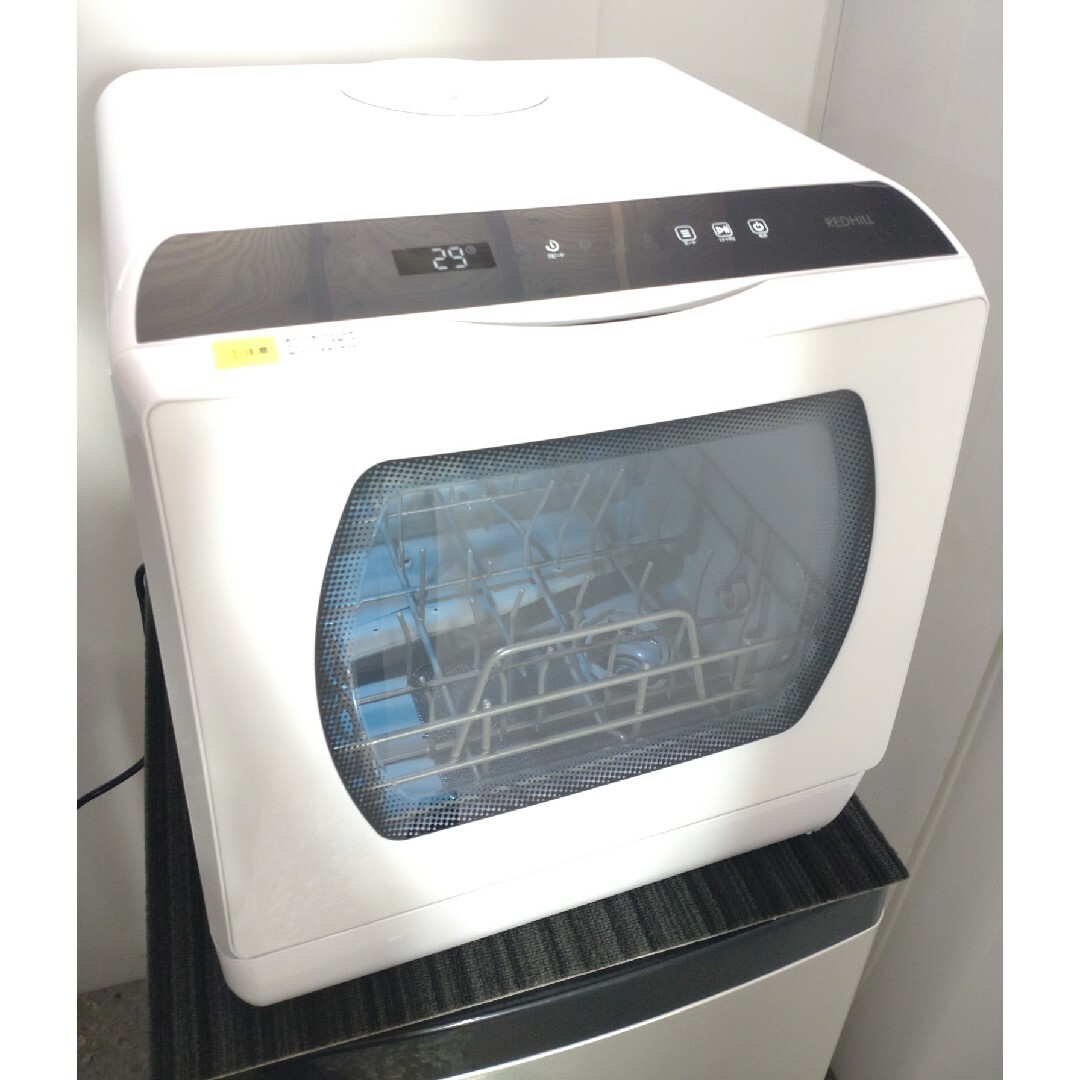 2021年購入　工事不要　REDHiLL食器洗い乾燥機　dwd001 UV消毒付