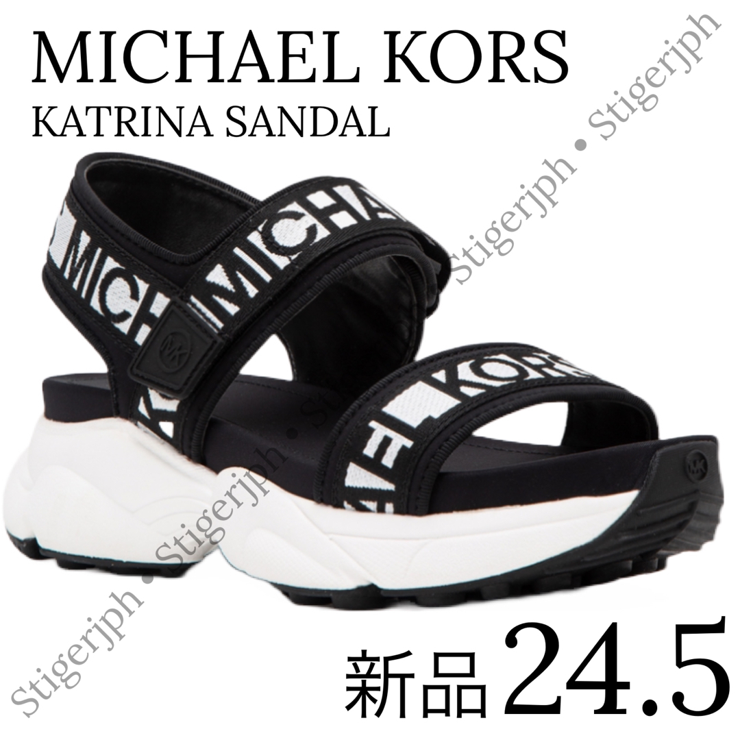 直営店購入MICHAEL KORS 24cm KATRINAスライドサンダル