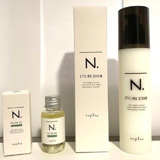 エヌドット(N.（Napla）)の★［新品2本］ポリッシュオイルサージ&クローブ30ml/スタイリングセラム94g(ヘアワックス/ヘアクリーム)