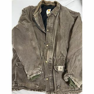 カーハート(carhartt)の【希少】USA製 カーハート ワークジャケット 古着　Lサイズ相当(テーラードジャケット)