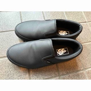 ヴァンズ(VANS)の【VANS】 ヴァンズ SLIP ON PU V98CF WR M.BLACK(スニーカー)