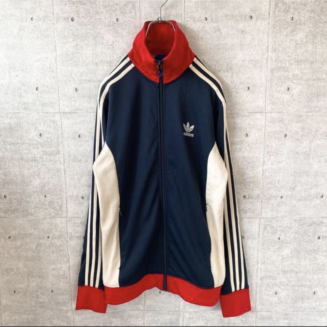 【人気☆adidas Professional】紺　赤　金　ジャージ　サイズL