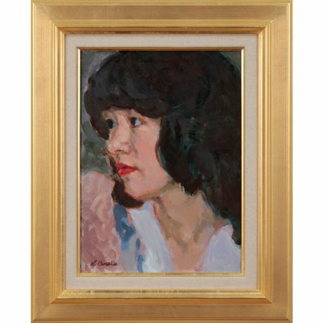 大量入荷 金子幸正『女性』油彩画【真作保証】 絵画 絵画+タペストリー