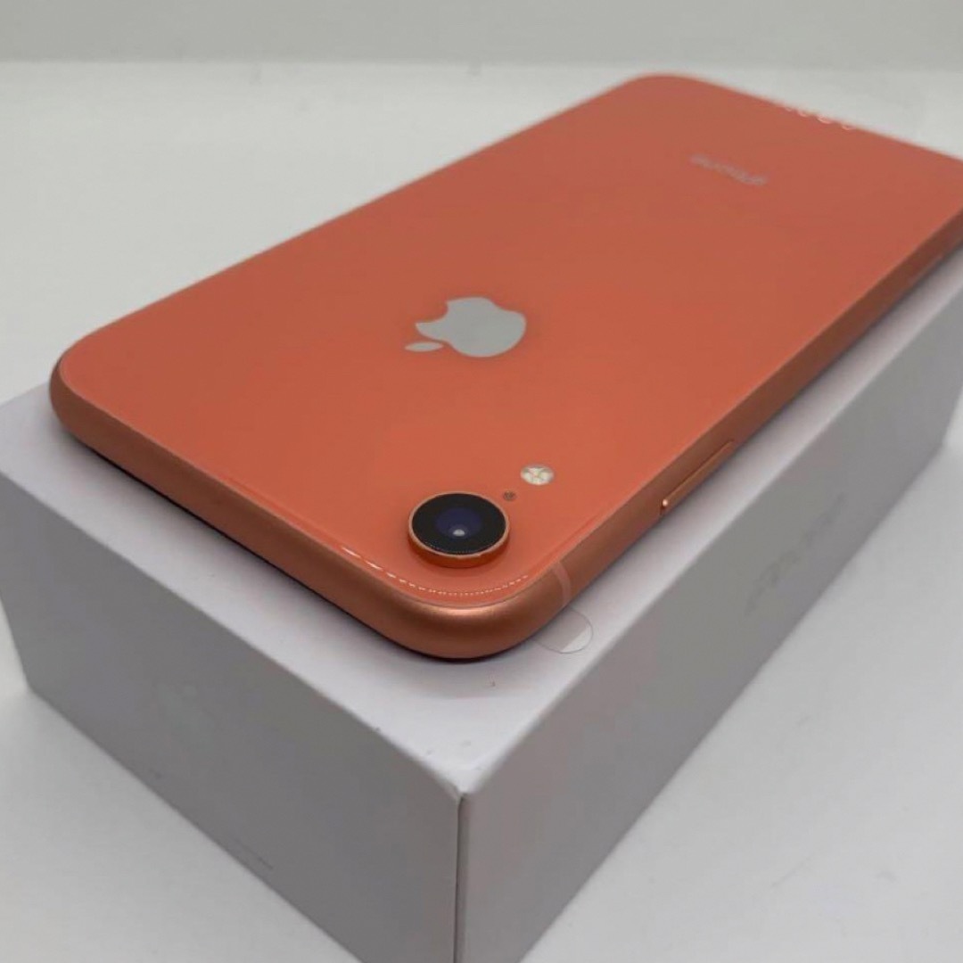 【バッテリー93%】iPhone XR Coral 64 GB SIMフリー