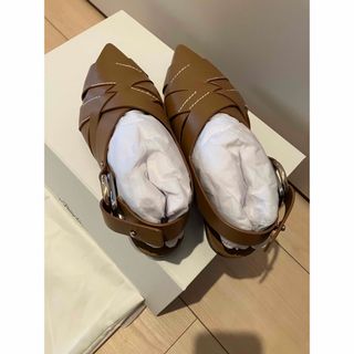 スリーワンフィリップリム(3.1 Phillip Lim)の美品　3.1philliplimフラットシューズ　37.5(ローファー/革靴)