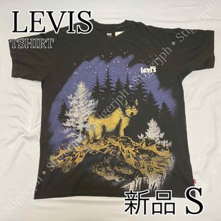 リーバイス(Levi's)のリーバイス　オーバーサイズ  Tシャツ 半袖　ブラック　Sサイズ(Tシャツ(半袖/袖なし))