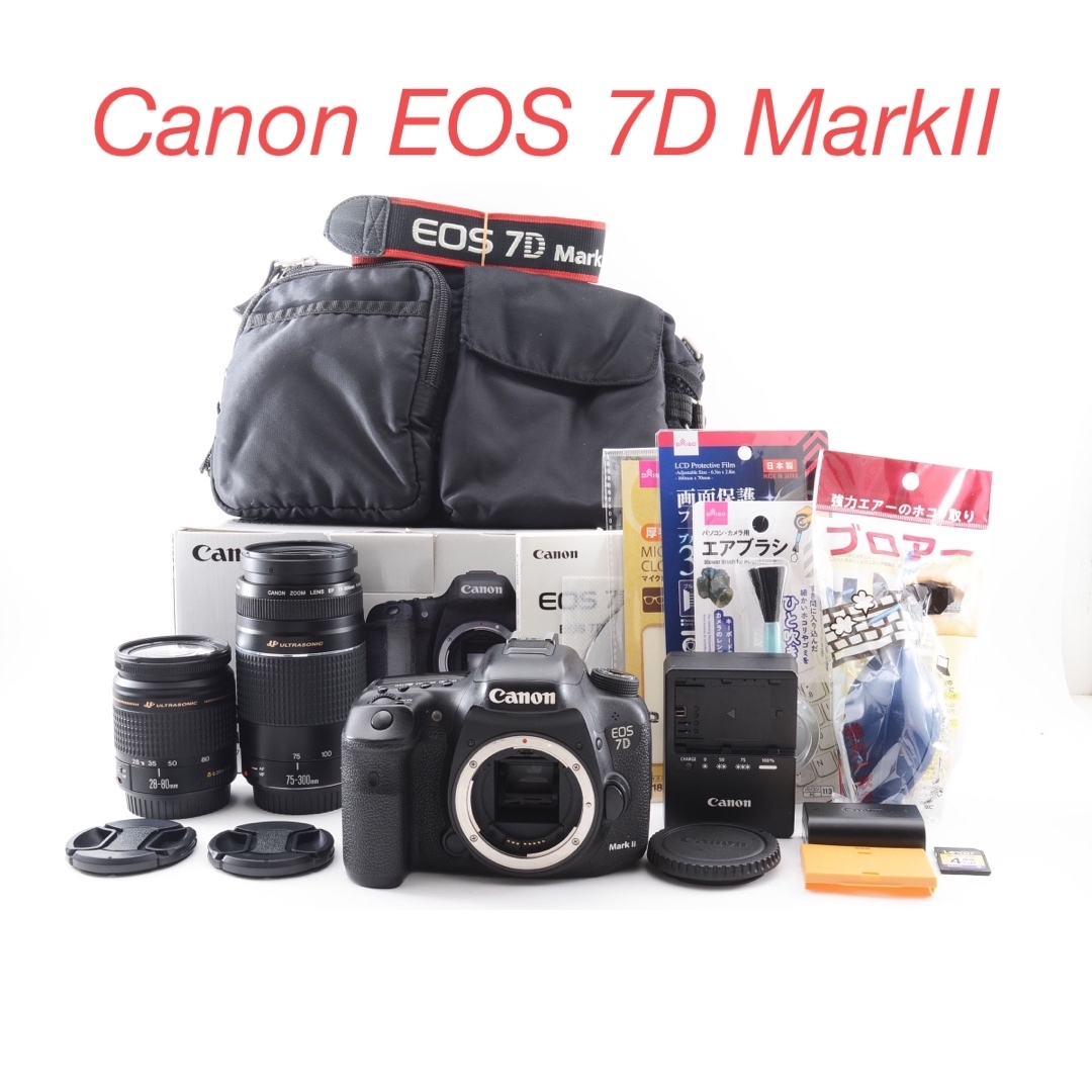 Canon - 一眼レフカメラCanon EOS 7D MarkⅡ+Canon EF 28-80の通販 by