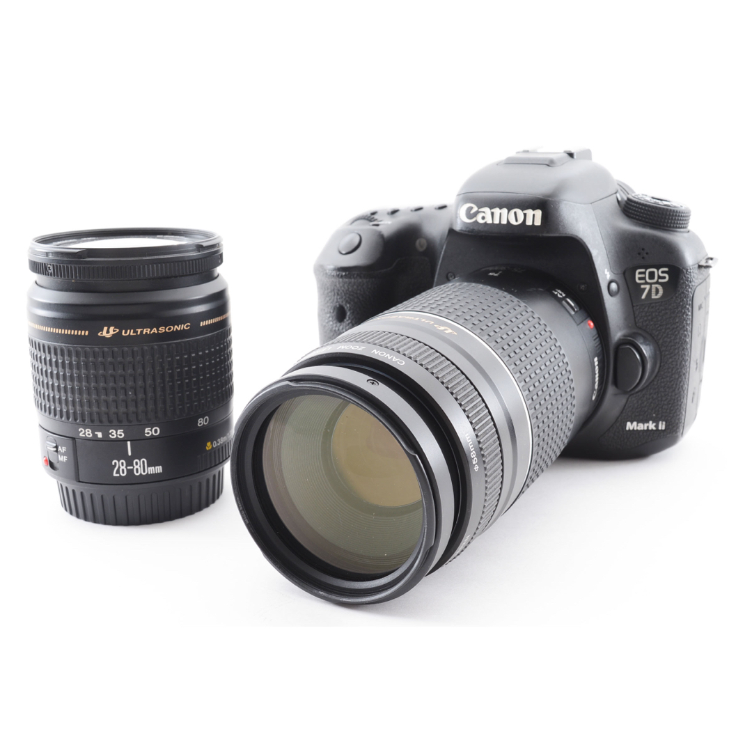 一眼レフカメラCanon EOS 7D MarkⅡ+Canon EF 28-80 - www ...