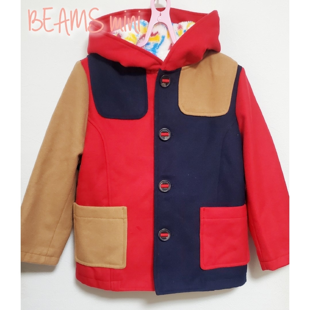 BEAMS(ビームス)の【110】ビームスミニ　ダッフルコート　裏ボア キッズ/ベビー/マタニティのキッズ服男の子用(90cm~)(ジャケット/上着)の商品写真