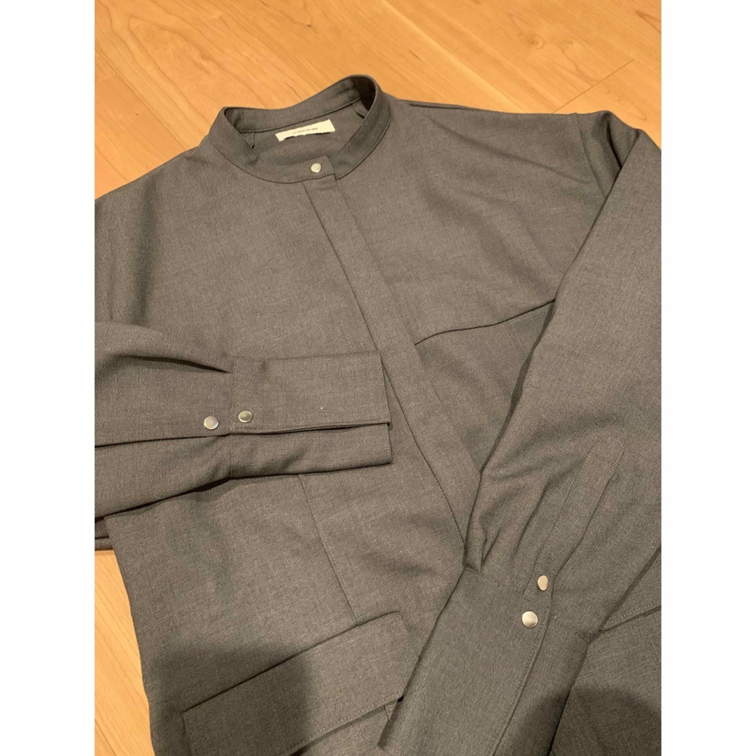 la peau de gem pintuck big shirt jacket レディースのトップス(シャツ/ブラウス(長袖/七分))の商品写真