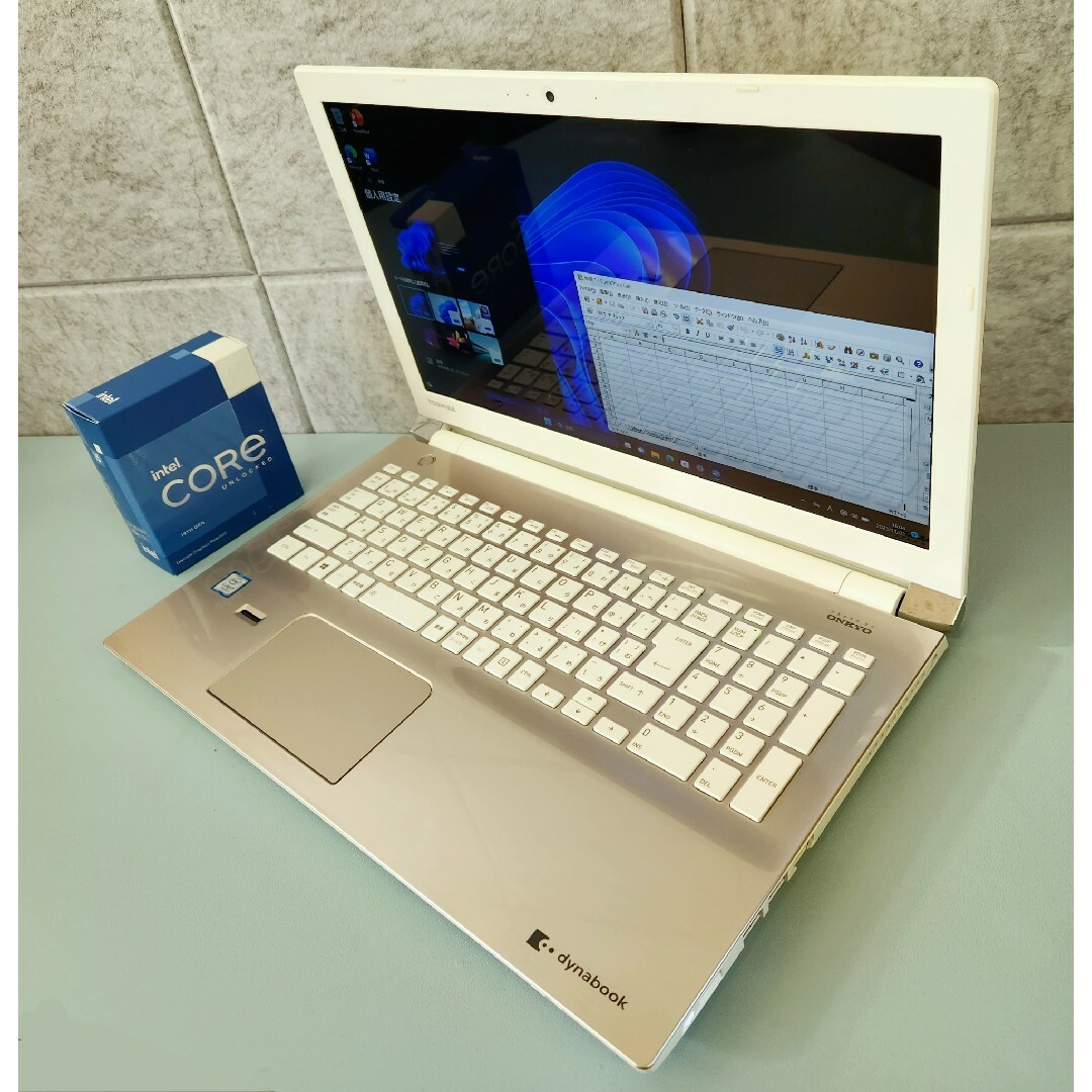 超美品 ノートパソコン SSD CORE i7 Office 15.6型 東芝