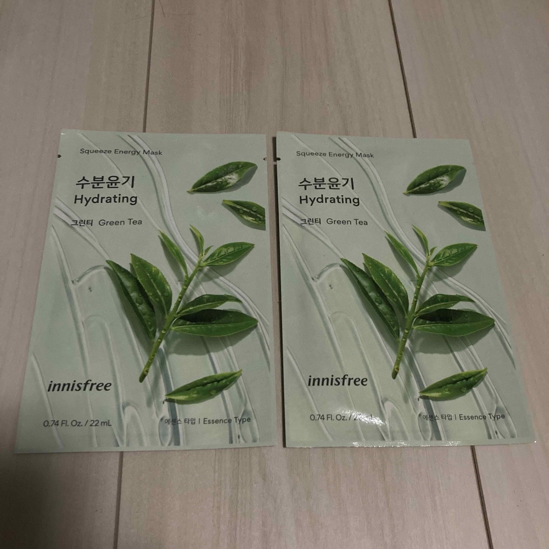 Innisfree(イニスフリー)のイニスフリー グリーンティー パック 2枚 コスメ/美容のスキンケア/基礎化粧品(パック/フェイスマスク)の商品写真