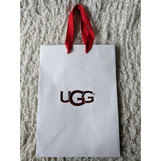 アグ(UGG)のUGG アグ■ショッパー ショップ袋 紙袋 赤 ロゴ(ショップ袋)