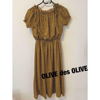 オリーブデオリーブ(OLIVEdesOLIVE)のOLIVE des OLIVE ロングワンピース　小花　フリーサイズ(ロングワンピース/マキシワンピース)