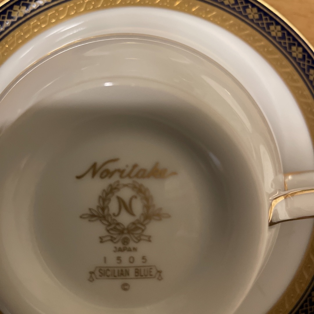 Noritake(ノリタケ)のノリタケ　シシリアンブルー　希少 インテリア/住まい/日用品のキッチン/食器(食器)の商品写真