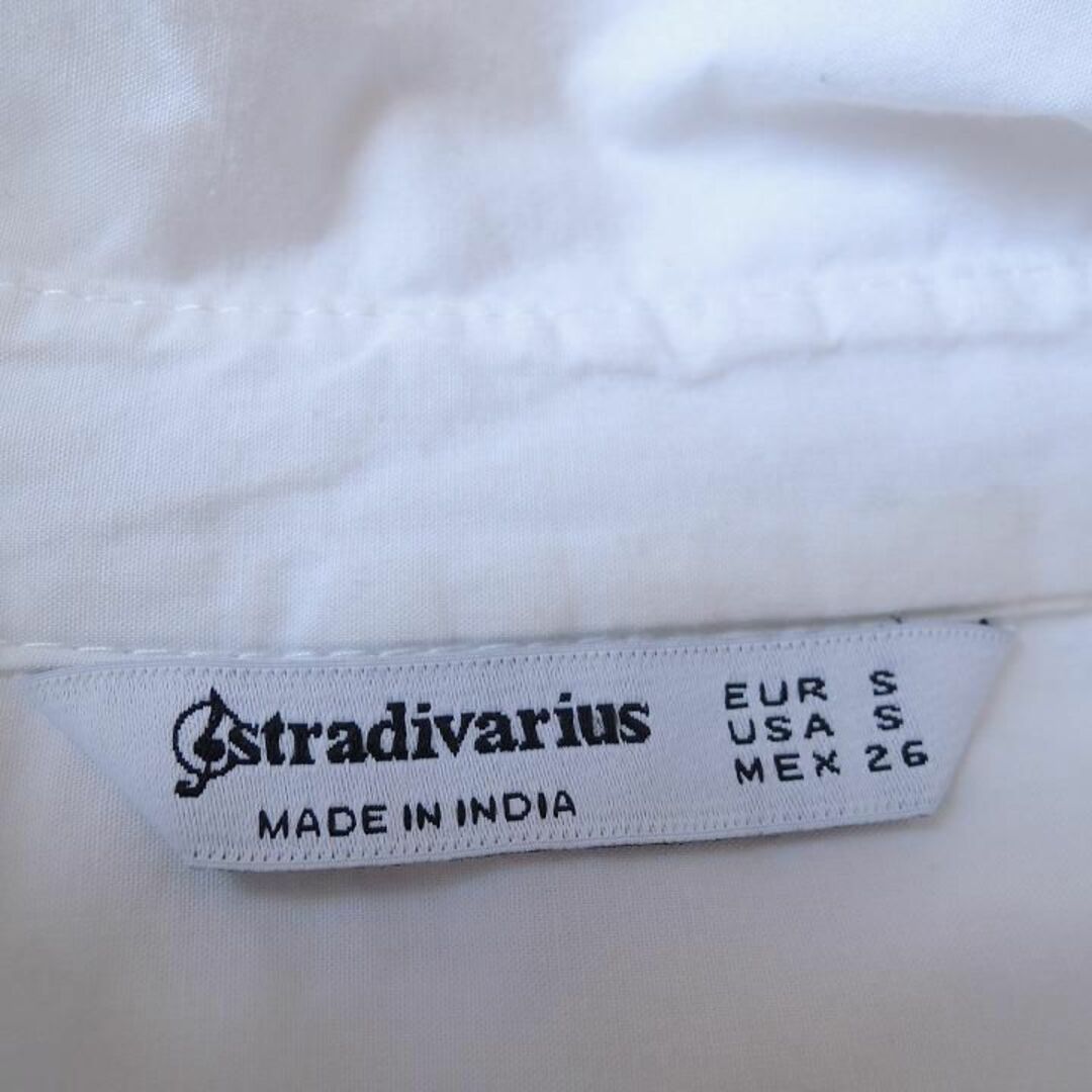 stradivarius(ストラディバリウス)のstradivarius ストラディバリウス 長袖ブラウス 短シャツ S レディースのトップス(シャツ/ブラウス(長袖/七分))の商品写真