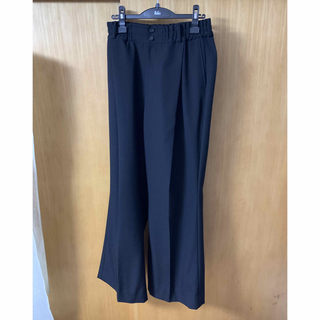 HEAVY WOOL GABARDINE FLARE EASY TROUSERS HEAVY WOOL GABARDINE FLARE EASY TROUSERS