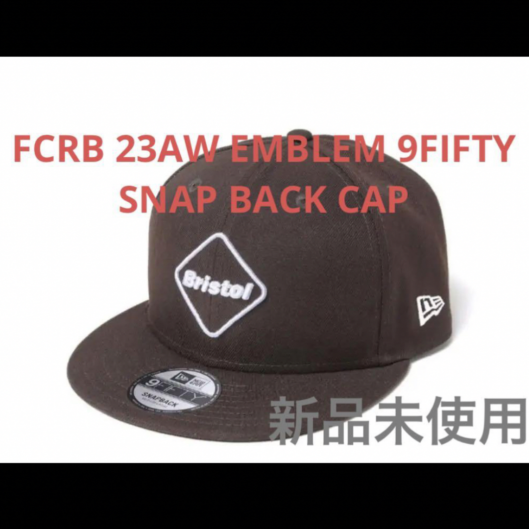 ダウンFCRB  23AW  EMBLEM 9FIFTY SNAP BACK CAP